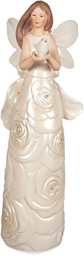 AngelStar 10366 Honor Rose Angel Porcelain Figurine, 10-1/2-Inch