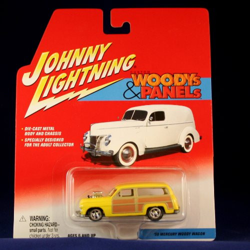 2017 Johnny Lightning Surf Rods M&J Toys Exclusive '50 Merc Woody Wagon 1/2400 