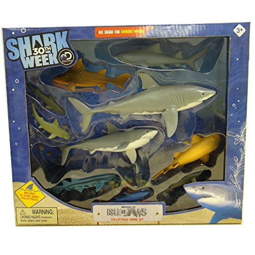 Shark Week 30th Discovery Shark Toys "Return to Isle of Jaws"
