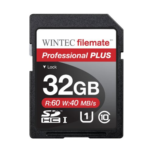 Filemate Wintec Professional Plus 32GB UHS-I U1 SDHC C10 Card (3FMSD32GBU1PI-R)