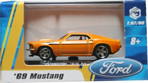 Hot Wheels 1:87 / HO Scale '69 Mustang (Orange) Vehicle & Acrylic Display Case Hot Wheels 1:87 / HO Scale '69 Mustang (Orange) Vehicle & Acrylic Display Case