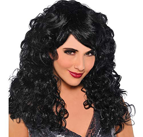 amscan Black Fabulous Wig