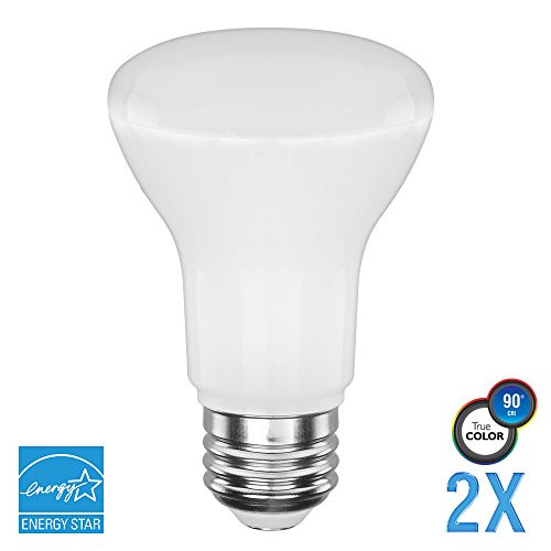 Euri Lighting EB20-4050e-2 BR20 Light Bulb, E26 Base, 525 lm, CRI 90+, 5000K (Pack of 2)