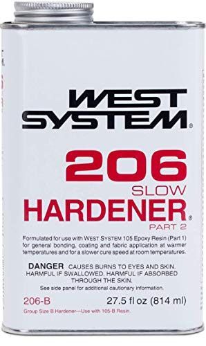 WEST SYSTEM 206 Slow Epoxy Hardener (.86-Quart)