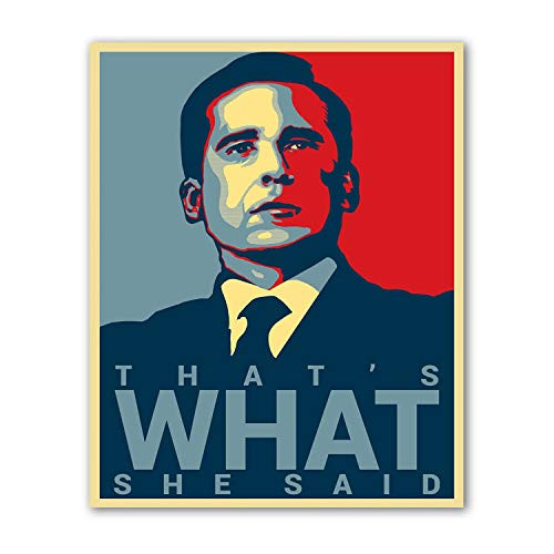 Kai'Sa Michael Scott Quote That's What She Said Poster Art Print Posters,8×10 inches Unframed Canvas Print