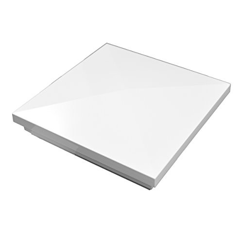 Durable White PVC Vinyl New England Post Cap For A True 5 Inch X 5 Inch Post | Single Pack | AWCP-NEWENG-5