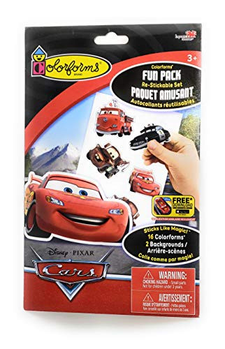 Colorforms Fun Pack Re-Stickable Sticker Set Disney Pixar Cars