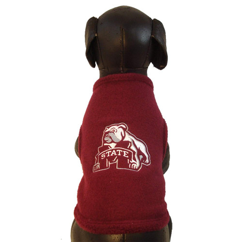 NCAA Mississippi State Bulldogs Polar Fleece Dog Sweatshirt