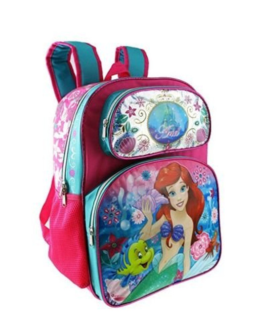 Disney The Little Mermaid Ariel 16" Pink Large School Backpack (7-12YRS) Disney The Little Mermaid Ariel 16" Pink Large School Backpack (7-12YRS)