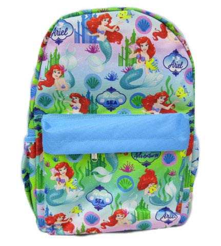THE LITTLE MERMAID LARGE 16" ALL OVER PRINT BACKPACK - 16510