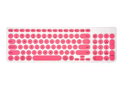 KeyCover - Ultra Thin Silicone Keyboard Cover Compatible with Logitech K780 Wireless Keyboard - Pink