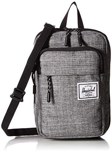 Herschel Form Large Cross Body Bag, Raven Crosshatch, One Size