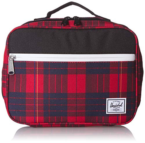 Herschel Pop Quiz Lunch Box Kid's Backpack, Black/Winter Plaid, One Size