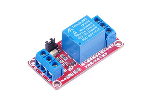 KNACRO 12V 1-way relay module With optocoupler 1-way relay Relay expansion board High and low trigger With LED warning lamp
