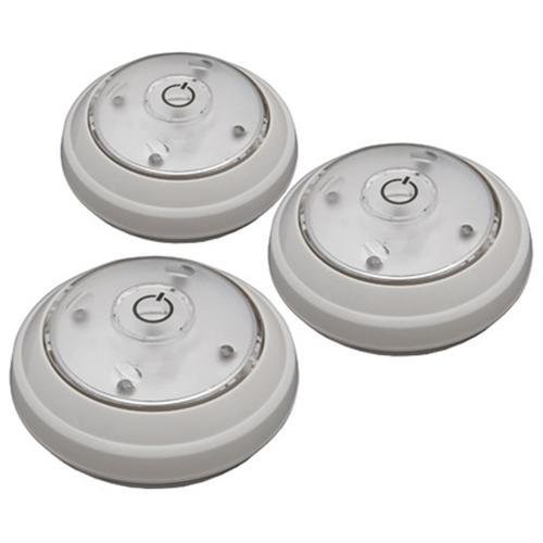 Rite Lite LPL623W White 5 LED Puck Light 3 Count