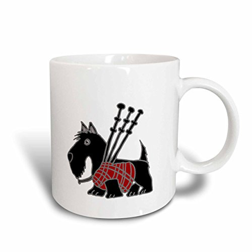 3dRose 218740_1 Funny Yellow Labrador Retriever Dog Playing Saxophone Mug 11 oz White