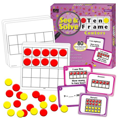 EAI Education See & Solve Ten Frame Centers