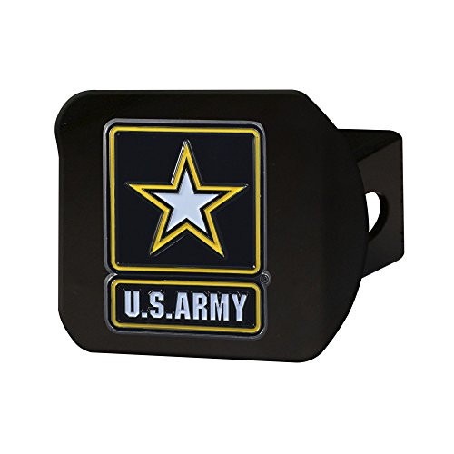 FANMATS NCAA Army Knights Hitch Cover with Color Emblemblack Hitch Cover with Color Emblem, Black, One Size