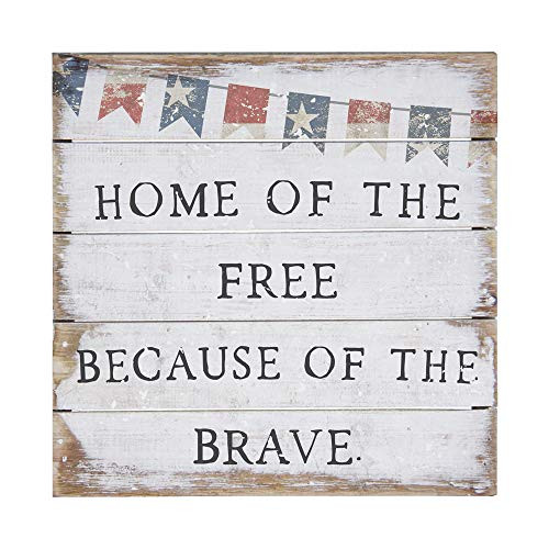 Simply Said, INC Perfect Pallet Petites 8" Wood Sign - Home of The Free, Because of The Brave Simply Said, INC Perfect Pallet Petites 8" Wood Sign - Home of The Free, Because of The Brave