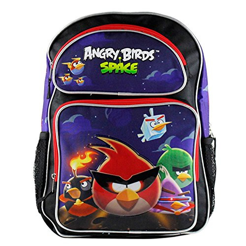 16" Angry Birds Space Large Backpack-tote-bag-school