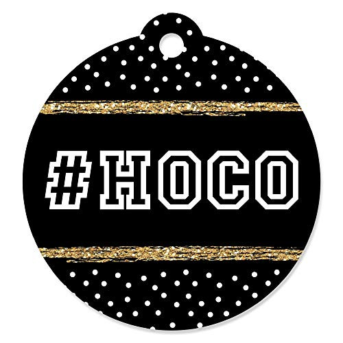 Big Dot of Happiness Hoco Dance - Homecoming Favor Gift Tags (Set of 20)