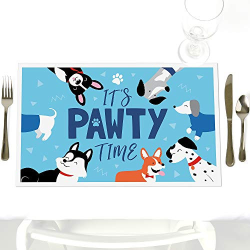 Pawty Like a Puppy - Party Table Decorations - Dog Baby Shower or Birthday Party Placemats - Set of 12 Pawty Like a Puppy - Party Table Decorations - Dog Baby Shower or Birthday Party Placemats - Set of 12