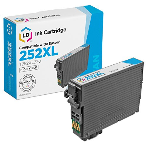 LD Remanufactured Ink Cartridge Replacement for Epson 252XL T252XL220 High Yield (Cyan) LD Remanufactured Ink Cartridge Replacement for Epson 252XL T252XL220 High Yield (Cyan)