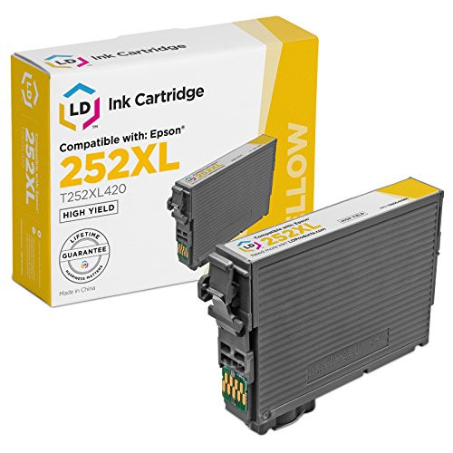 LD Remanufactured Ink Cartridge Replacement for Epson 252XL T252XL420 High Yield (Yellow) LD Remanufactured Ink Cartridge Replacement for Epson 252XL T252XL420 High Yield (Yellow)