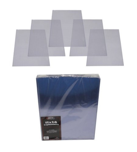 BCW (1) 11x14 Lithograph Topload Holders - Rigid Plastic Sleeves Brand