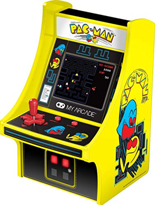 My Arcade Pac-Man Micro Player - 6.75 Inch Mini Retro Arcade Machine Cabinet - Licensed Collectible