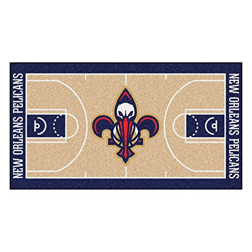 FANMATS NBA New Orleans Pelicans Nylon Face NBA Court Runner-Large