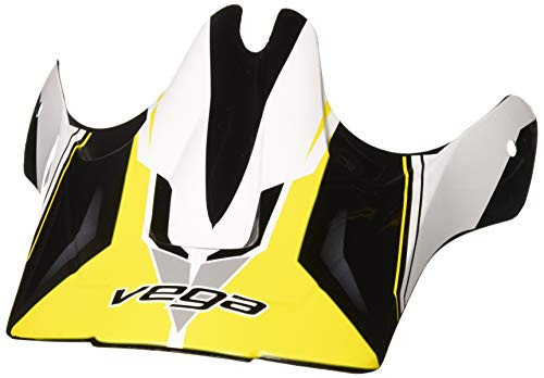 Vega Viper Replacement Off-Road Helmet Visor with Stage Graphics (Yellow, One Size)