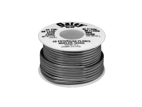 Oatey 50193 40/60 Acid Core Solder, 0.081-Inch ga. - Bulk 1/2 lb.