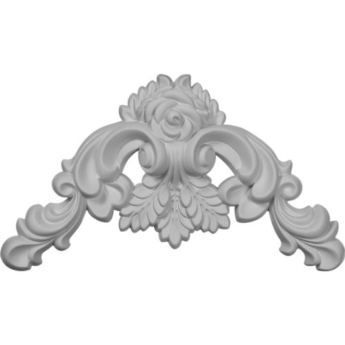 Ekena Millwork ONL11X06X01NO 11 1/2-Inch W X 6 3/8-Inch H X 1 3/8-Inch P Norwich Onlay
