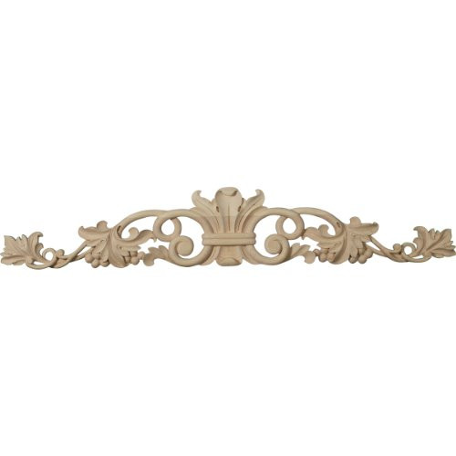 Ekena Millwork ONL36X06X01MALW Onlay, 36"W x 6 1/4"H x 1"D, Lindenwood