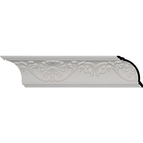 6 3/8"H x 6 1/4"P x 8 5/8"F x 94 1/2"L, (18 7/8" Repeat), Cornelia Crown Moulding