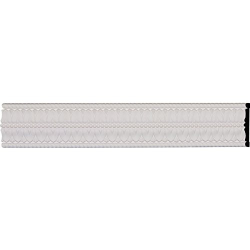 4 1/2"H x 5/8"P x 94 1/2"L, (1 1/4" Repeat), Leaf with Dart Chair Rail