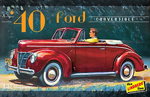 Lindberg Models 1:32 Scale 1940 Ford Convertible Model Kit