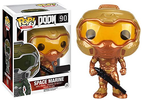 Funko Pop! Games DOOM Gold Space Marine #90 (Exclusive)
