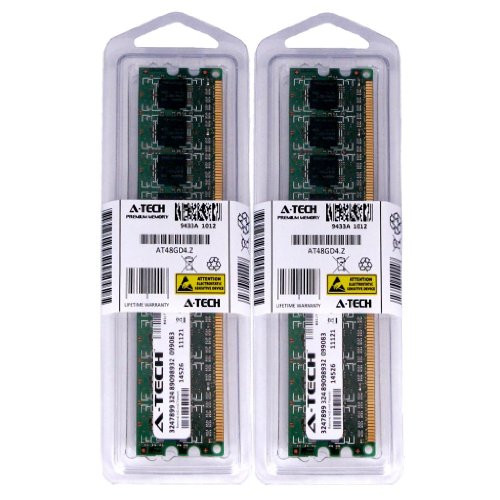 4GB kit (2GBx2) DDR2 PC2-6400 DESKTOP Memory Modules (240-pin DIMM, 800MHz) Genuine A-Tech Brand