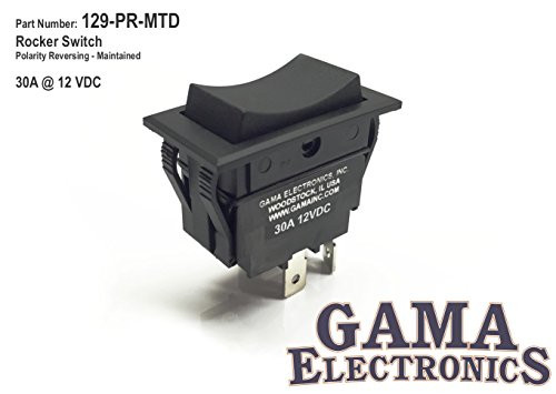 GAMA Electronics Rocker Switch Polarity Reverse Motor Control maintained