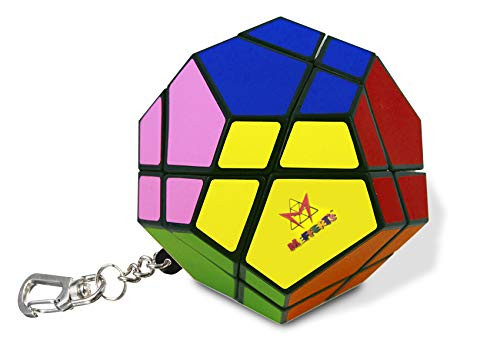 Mini SKEWB Keychain by Mefferts- Speed Cube, One-Player Games, Twisty Puzzle, Brain Teasers