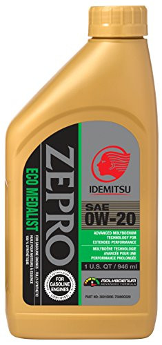 ZEPRO 30010095-75000C020 Eco Medalist Advanced Moly 0W-20 Engine Oil (1 Quart), 32. Fluid_Ounces