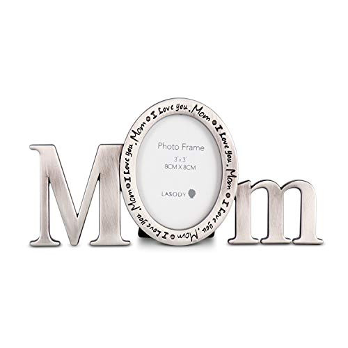 LASODY MOM 3.53.5 Metal Photo Frame