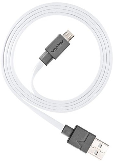 Ventev chargesync Micro USB Cable, 6ft White Ventev chargesync Micro USB Cable, 6ft White