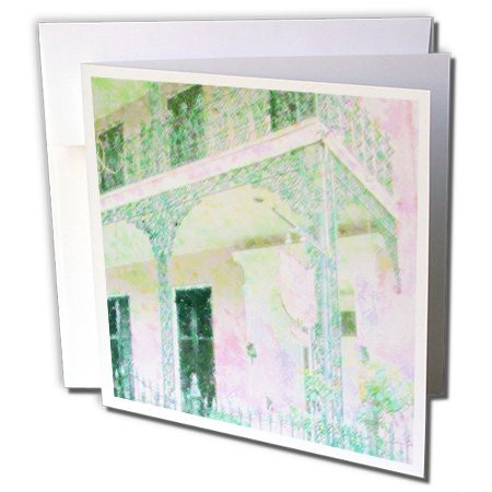 3dRose My New Orleans Home - Greeting Cards, 6 x 6 inches, set of 6 (gc_14531_1)