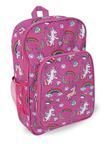 Keeli Kids Pink Unicorn Backpack for Preschool Kindergarten Elementary School Girls in Pink Unicorn