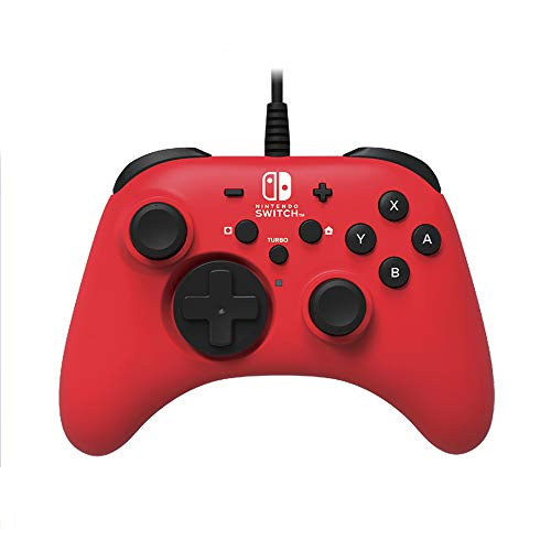 Nintendo Switch HORIPAD Wired Controller (Red) by HORI - Licensed by Nintendo Nintendo Switch HORIPAD Wired Controller (Red) by HORI - Licensed by Nintendo