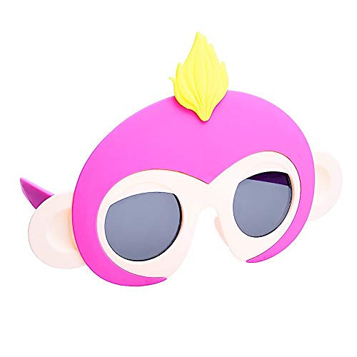 Sun-Staches SG3395 Officially Licensed Fingerlings Pink Monkey , Pink, Yellow, Beige, One Size