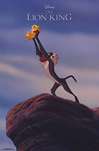 Trends International The Lion King 1994-Pride Rock Wall Poster, 22.375" x 34", Multi